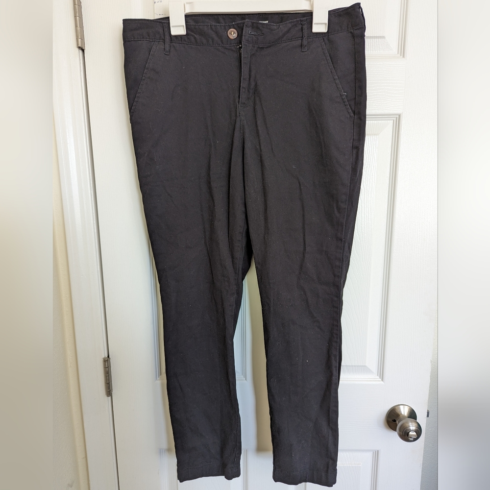 Skinny Black Chino Pants